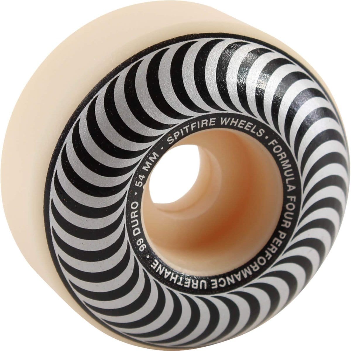 Ruedas spitfire blanco y negro rayado